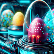 Futuristic Eggs Easter