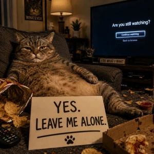 9. Cat leave me alone