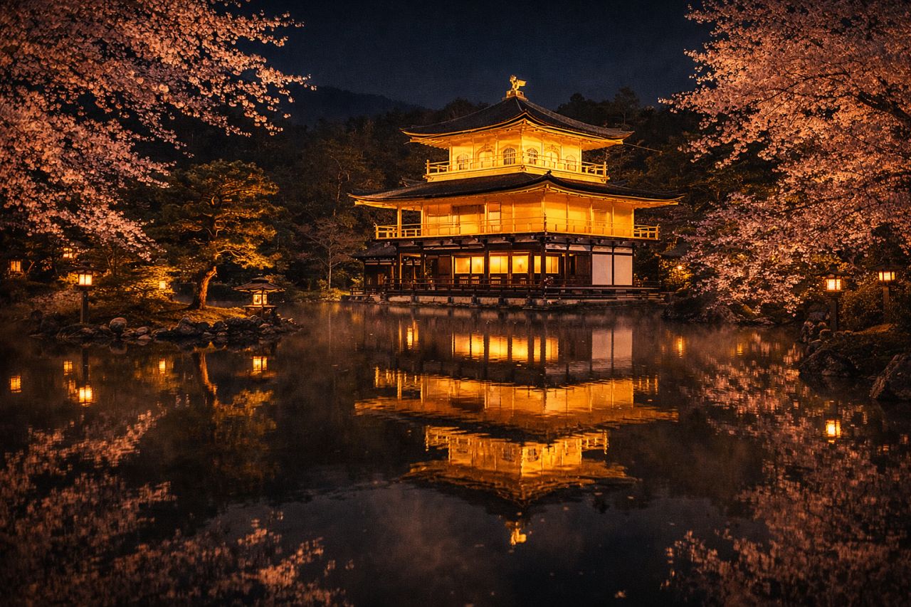 Silence wrapped in golden light.