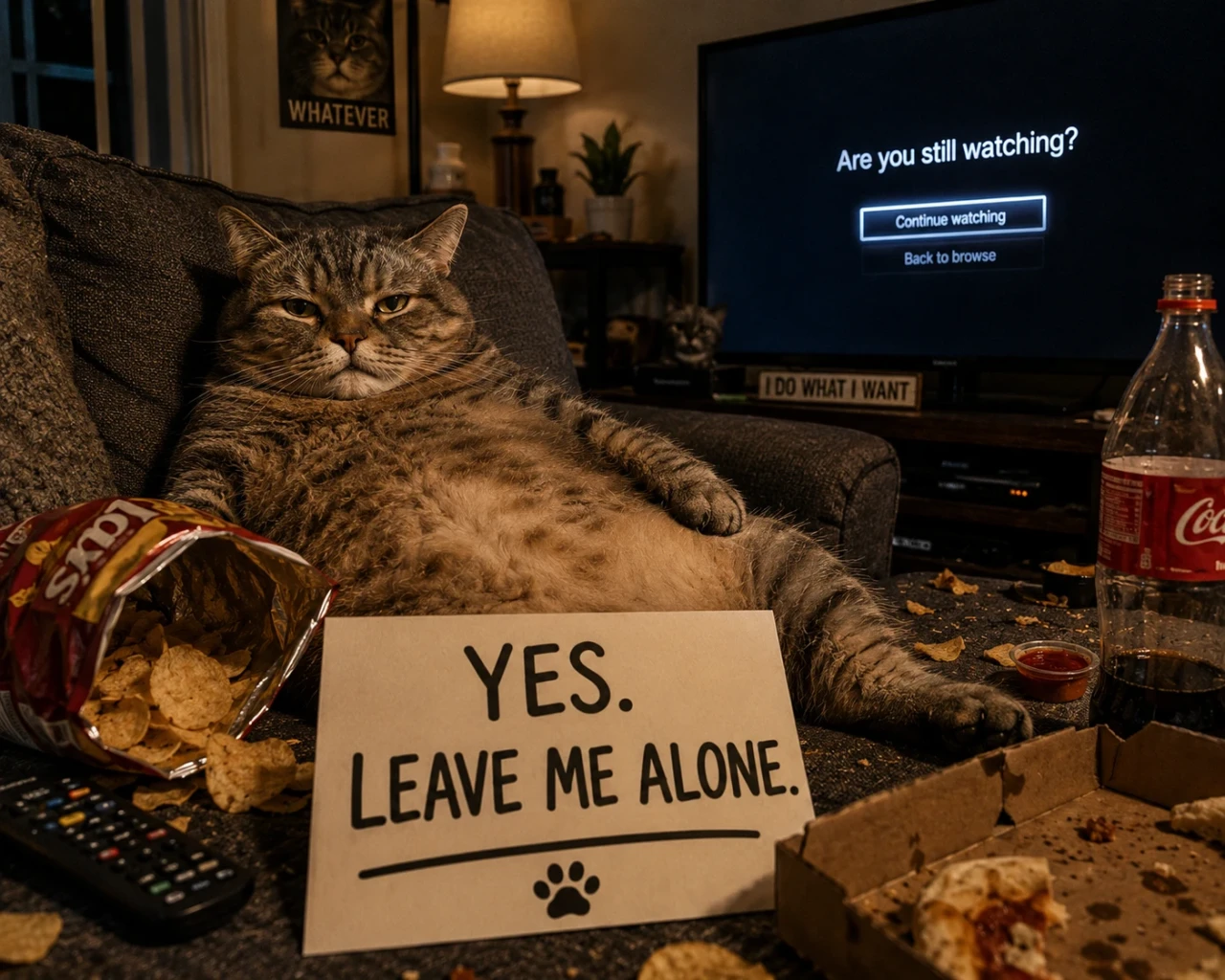 9. Cat leave me alone